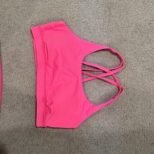 Lululemon energy bra size 10 sonic pink